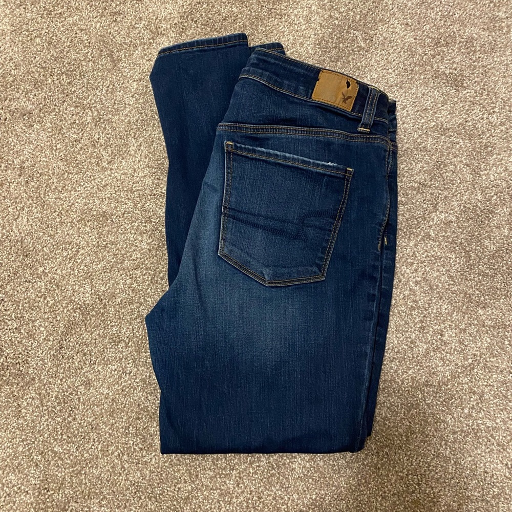 American Eagle Hi Rise Jegging 12 Short